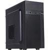 ITEK CASE THEON - MID TOWER, MATX, PSU 500W, 2XUSB3, FULL BLACK - ITOCMPTO