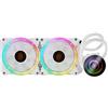 NOUA DISSIPATORE A LIQUIDO SIBERUS TR241 WHITE RAINBOW RGB 200W - LC0320-TR241