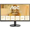 AOC MONITOR 27 LED IPS 16:9 4K UHD 4MS 350 CDM, DP/HDMI, MULTIMEDIALE - U27B3A