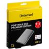 INTENSO SSD ESTERNO PREMIUM 512GB 1,8 USB 3.2 500 MB/S - 3823450