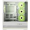 MSI CASE BIANCO, 2 USB, 1 TYPE-C, 3X120MM ARGB REVERSE BLADE FAN, 1X120MM ARGB FAN, ARGB+PWM CONTROL - MAG PANO 110R PZ WHITE