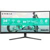 PHILIPS MONITOR GAMING CURVO 34 LED VA 21:9 UWQHD 0,5MS 180HZ, DP/HDMI - 34M2C3500L/00