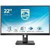 PHILIPS MONITOR 21,5 LED IPS 16:9 FHD 4MS 250 CD/M, VGA/DVI/DP/HDMI, MULTIMEDIALE - 222S1AE