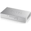 ZYXEL SWITCH MANAGED 8 PORTE GIGABIT (8 PORTE PoE, FINO A 60W), CHASSIS METALLO, DESKTOP - GS1008HP-EU0101F