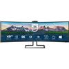 PHILIPS MONITOR CURVO 49 LED VA SUPERWIDE 32:9 5120X1440 5MS 450CDM, HDMI/DP/USB, WEBCAM, DOCKING STATION USB-C, MULTIMEDIALE - 499P9H