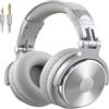 OneOdio Studio Pro 10 Hi-Res Cuffie DJ Cablate c/ Shareporte e Microfono Silver ONEOP10172S - ONEOP10172S