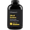 Zenement Olio di Enotera 1000 mg - 10% GLA, Spremuto a Freddo - 200 Capsule | Fonte di Omega-6, con Vitamina E Naturale, Senza Additivi, Senza Glutine, 1-2 al Giorno, +3 Mesi