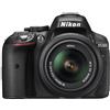 Nikon Kit Fotocamera Reflex Nikon D5300 + Obiettivo AF-P 18-55mm VR - Prodotto in Italiano