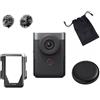 Canon Kit Vlogger Advanced Canon Powershot V10 Silver (5946C005) - Prodotto in Italiano [Prodotto ufficiale - Garanzia Canon 2 Anni]