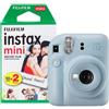 Fujifilm Kit Bundle Fotocamera Istantanea Fujifilm Instax Mini 12 Pastel Blue + Pellicole (70100160705) (70100160703)