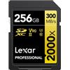 Lexar SD Pro Gold Series UHS-II 2000x 256GB V90 (LSD2000256G-BNNNG)