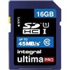 Integral [Pronta consegna] Integral SD-HC 16GB Ultima Pro 80MB/s classe 10