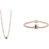 BERING Set Bering Yangtze da donna | Collana e bracciale in oro rosa