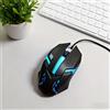 Protech Mouse USB Cablato Luminoso, Mouse da Gaming