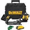 DeWalt Laser multilinea con raggio verde classe 2 (510-530nm). 1 Batteria XR Litio 18V 2Ah