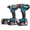 Makita Combiset DLX2131JX1 18 V 3x 3.0Ah Liion In Mbox DLX2131JX1