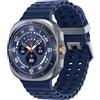 Samsung Galaxy Watch Ultra (2025) LTE 47mm Titanium Blue cinturino Blue