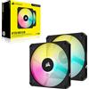 Corsair AF120 RGB SLIM- Kit Ventola 120 mm PWM - Doppia