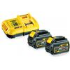 DeWalt DCB118T2 18V 54V FlexVolt LiIon accu starterset 2x 6.0Ah lader 1785664