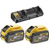 DeWALT DCB132X2 XR Flexvolt Accus 2st 54V 9.0Ah Liion Duolader