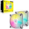 Corsair AF120 RGB SLIM, Kit da 2 Ventole 120 mm PWM - Bianche