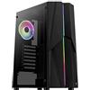 Aerocool Case Mecha-G-BK v2 Mid-Tower Vetro temperato Nero