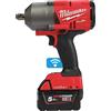Milwaukee M18 Avvitatore ad impulsi ONE-KEY FUEL ad alta coppia attacco ½″ P (M18 ONEFHIWP12-502X)