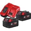 Milwaukee Energy Kit M18 2 x 4.0 Ah (18V) (M18 NRG-402)