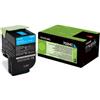 LEXMARK 702HC tonercartridge cyaan high capacity 3.000 paginas 1pack return program 70C2HC0
