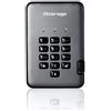 iStorage diskAshur PRO2 1 TB - Disco rigido portatile sicuro - certificato FIPS Level 3 - Password protetta, resistente alla polvere e all'acqua,