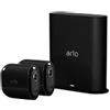 Arlo Pro 3 Schwarz 2er Set kabelloses 2K QHD berwachungssystem mit SmartHub
