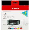 Canon PGI-72 Multipack nero / ciano / magenta / giallo / Rosso (6402B009) - PGI-72