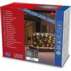 Konstsmide 3757-800 LED luci rete, plastica, nero
