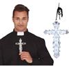 FIESTAS GUIRCA Guirca Croce religiosa in 2 colori assortiti Oro e Argento da 15 cm