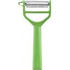 OPINEL - Pelapatate T-DUO - Manico in Polimero - Doppia Lama in Acciaio Inossidabile - Pelapatate per Verdure, Preparazione a Julienne - Per Destrimani e Mancini - Lavabile in Lavastoviglie - Verde