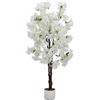 GarveeLife Sakura - Albero artificiale con fiori di ciliegio, 120/150/180 cm, in vaso, pianta artificiale con fiori, per matrimoni, soggiorno, ufficio e decorazione primaverile