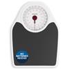 Salter 145 BKDR Bilancia Da Bagno Pesapersone Meccanica Doctor Style, Fitness, Max 150kg, Ampia Piattaforma, Quadrante A Vista, Batterie Non Richieste, Misurazioni Precise In Kg,st E Lb, Bianco/nero