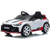 Piston Car Auto Elettrica Bambini Audi RS6 GT Bianco 12V con LED Radiocomando