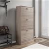 DEGHI Scarpiera 60x117h cm rovere con 3 ante a ribalta - Sonic