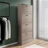 DEGHI Scarpiera 60x153h cm rovere con 4 ante a ribalta - Sonic