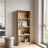 DEGHI Libreria 58x150h cm in legno rovere sonoma con 4 ripiani - Power