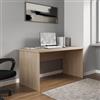 DEGHI Scrivania 140x70 cm in legno rovere con spessore top 38 mm - Fritz