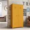 DEGHI Armadio 90x180h cm in acciaio verniciato giallo con 2 ante - Easton