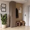 DEGHI Cappottiera 47x240h cm 1 anta reversibile con soft close bronzo - Codey