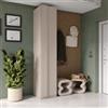 DEGHI Cappottiera 47x240h cm 1 anta reversibile con soft close cashmere e maniglione - Jessie
