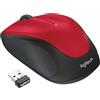 Logitech M235 Mouse Wireless | 2.4 GHz Ricevitore USB, 1000 DPI, Batteria 12 Mesi, PC/Mac/Laptop/Chromebook - Rosso