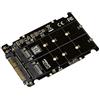KALEA-INFORMATIQUE Adattatore per il montaggio di un SSD M.2 M Key Gen 3.0 NVMe e di un SSD M2 B Key SATA al posto di un SSD U.2 (U2 68Pin SFF-8639)