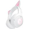 Razer Kraken Kitty V2 BT - Auricolare RGB Bluetooth senza fili con orecchie da gattino per giochi e streaming (325g, driver TriForce da 40mm, Bluetooth 5.2, microfono a cancellazione di rumore) Bianco