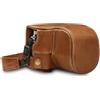 MegaGear Ever Ready - Custodia per fotocamera in vera pelle, compatibile con Panasonic Lumix DC-LX100 II