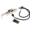 KALEA-INFORMATIQUE Scheda controller M2 (M.2 NGFF PCIe M Key o B+M Key) 1 porta LAN ethernet GIGABIT, con staffe High e Low Profile